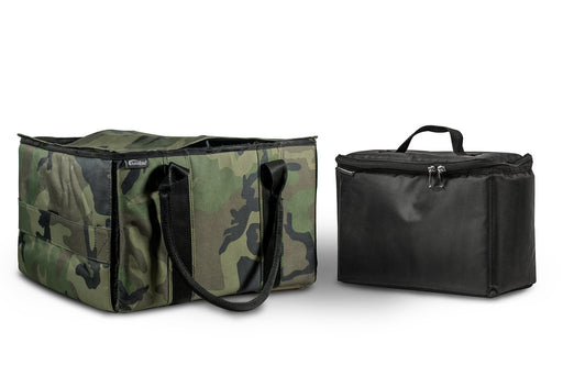 AutoExec Car Organizing Accessory File Tote w Cooler Bag in Green Camouflage