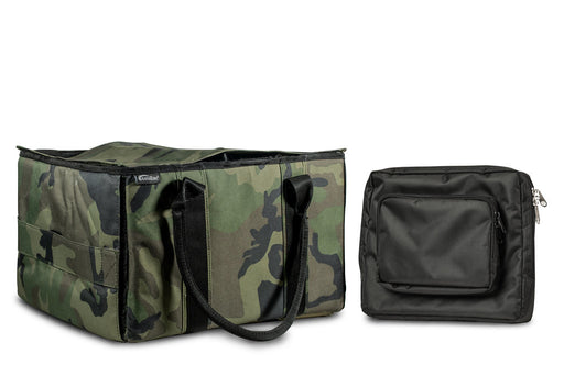 AutoExec Car Organizing Accessory File Tote w Tablet Case in Green Camouflage
