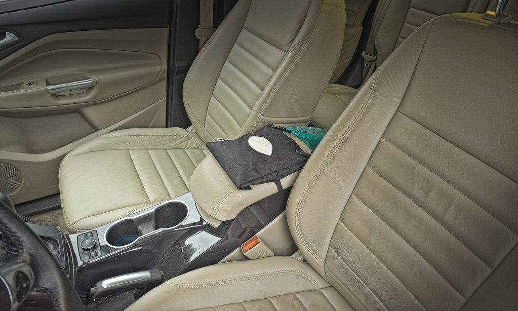 AutoExec Car Desk Accessory CarNap Napkin Holder in Black
