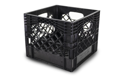 AutoExec Milk Crate Car Storage and Organizer - Milkcrate Only - Black