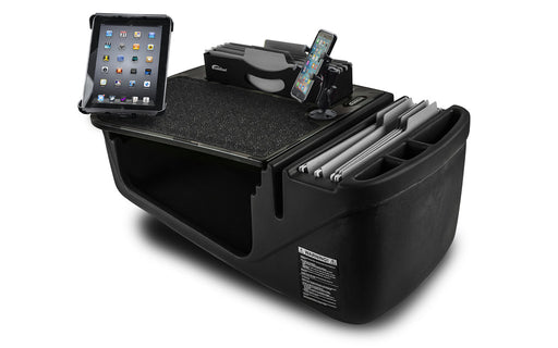 AutoExec Efficiency FileMaster Car Desk w Power Inverter Phone Mount Tablet Mount in Green Camouflage