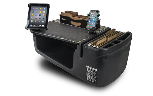 AutoExec Efficiency FileMaster Car Desk w Phone Mount Tablet Mount in RealTree Edge Camouflage