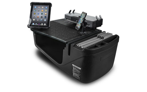 AutoExec Efficiency GripMaster Car Desk w Power Inverter Printer Stand Phone Mount Tablet Mount in Green Camouflage