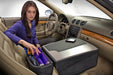 AutoExec Efficiency GripMaster Car Desk w Power Inverter in Grey