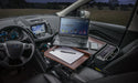 AutoExec GripMaster Car Desk in Mahogany