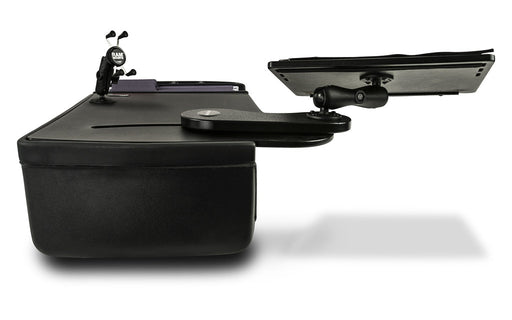 AutoExec Reach Desk Front Seat Car Desk w Phone Mount in Black