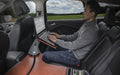 AutoExec Reach Desk Back Seat Left Side Car Desk in Mahogany