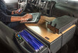 AutoExec RoadMaster Truck Desk w Power Inverter Printer Stand in Birch