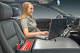 AutoExec RoadMaster Car Desk w Power Inverter in Grey