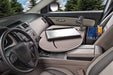 AutoExec RoadMaster Truck Desk w Power Inverter Phone Mount in Grey