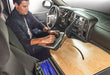 AutoExec RoadMaster Truck Desk w Power Inverter in Birch