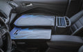 AutoExec GripMaster Car Desk in Blue Steel Flames