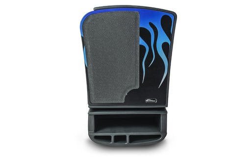 AutoExec Efficiency GripMaster Car Desk in Blue Steel Flames