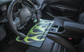 AutoExec WheelMate Car Steering Wheel Desk in Candy Apple Green Flames