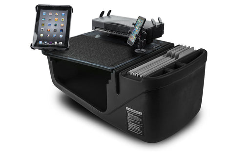 AutoExec Efficiency GripMaster Car Desk w Power Inverter Printer Stand Phone Mount Tablet Mount in Urban Camouflage
