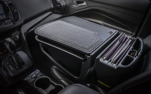 AutoExec GripMaster Car Desk w Power Inverter in Black